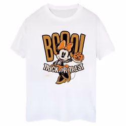 Disney - T-shirt BOO TRICK OR TREAT - Femme (Blanc)