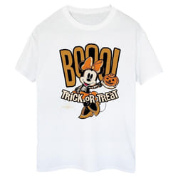 Disney - T-shirt BOO TRICK OR TREAT - Femme (Blanc)
