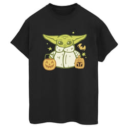 Star Wars: The Mandalorian - T-shirt TRICK OR TREAT - Femme (Noir)