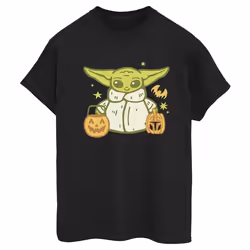 Star Wars: The Mandalorian - T-shirt TRICK OR TREAT - Femme (Noir)