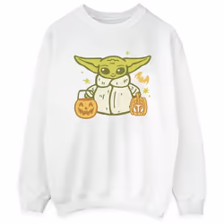 Star Wars - Sweat TRICK OR TREAT - Femme (Blanc)