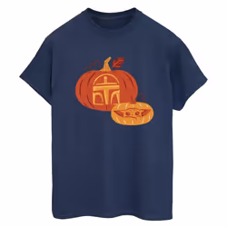 Star Wars: The Mandalorian - T-shirt - Femme (Bleu marine)