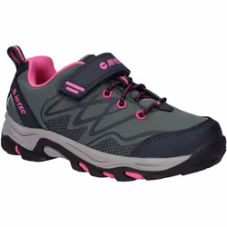 Hi-Tec - Chaussures de marche BLACKOUT - Fille (Forêt foncé / Bleu foncé / Rose)