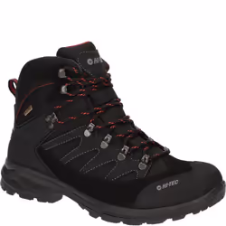 Hi-Tec - Bottines de marche CLAMBER - Homme (Charbon / Rouge)