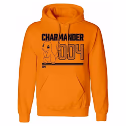 Pokemon - Sweat à capuche - Adulte (Orange)