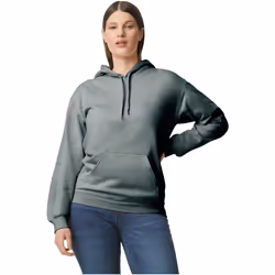 Gildan - Sweat à capuche SOFTSTYLE - Adulte (Gris foncé chiné)