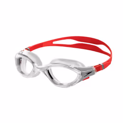 Speedo - Lunettes de natation 2.0 - Adulte - Taille unique (Transparent / Rouge)
