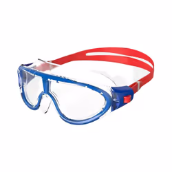 Speedo - Lunettes de natation RIFT - Enfant - Taille 6-14 ans (Rouge / Transparent)