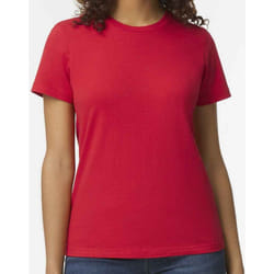 Gildan - T-shirt - Femme (Rouge)