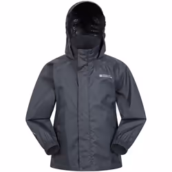 Mountain Warehouse - Veste imperméable PAKKA - Enfant (Noir)
