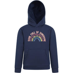 Mountain Warehouse - Sweat à capuche SOUL FULL OF SUNSHINE - Enfant (Bleu marine)
