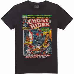 Marvel - T-shirt GHOST RIDER IS BORN - Homme (Noir)
