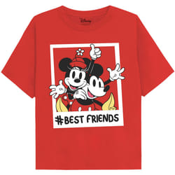 Disney - T-shirt BESTFRIENDS - Fille (Rouge)