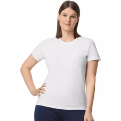 Gildan - T-shirt SOFTSTYLE - Femme (Blanc)