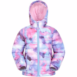 Mountain Warehouse - Veste matelassée SEASONS - Enfant (Violet foncé)