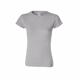Gildan - T-shirt SOFTSTYLE - Femme (Gris chiné)