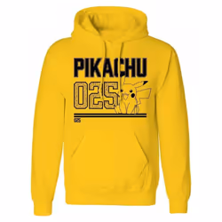Pokemon - Sweat à capuche - Adulte (Jaune)
