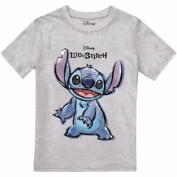 Lilo & Stitch - T-shirt - Garçon (Gris Chiné)