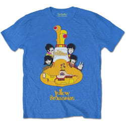The Beatles - T-shirt YELLOW SUBMARINE - Enfant (Bleu)