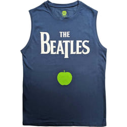 The Beatles - Débardeur - Adulte (Bleu denim)