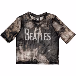 The Beatles - Haut court - Femme (Noir)