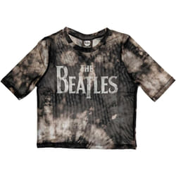 The Beatles - Haut court - Femme (Noir)