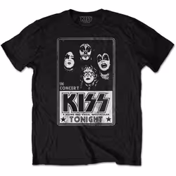 Kiss - T-shirt TONIGHT - Adulte (Noir)