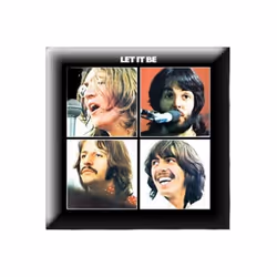 The Beatles - Badge LET IT BE (Multicolore)