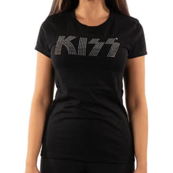 Kiss - T-shirt - Femme (Noir)
