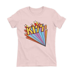 Kiss - T-shirt - Femme (Rose)