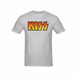 Kiss - T-shirt VINTAGE CLASSIC - Adulte (Gris)