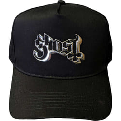 Ghost - Casquette de baseball - Adulte (Noir / Argenté)
