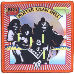 Kiss - Patch à repasser HOTTER THAN HELL - Taille unique (Multicolore)