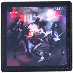 Kiss - Patch à repasser ALIVE! - Taille unique (Multicolore)