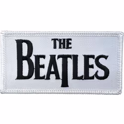 The Beatles - Écusson - Taille unique (Blanc / Noir)