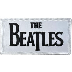 The Beatles - Écusson - Taille unique (Blanc / Noir)