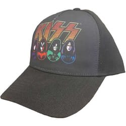 Kiss - Casquette de baseball - Adulte (Noir)