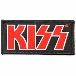 Kiss - Patch à repasser - Taille unique (Noir / Rouge / Blanc)