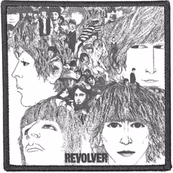 The Beatles - Patch à repasser REVOLVER ALBUM COVER - Taille unique (Blanc / Noir)