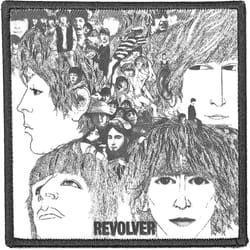 The Beatles - Patch à repasser REVOLVER ALBUM COVER - Taille unique (Blanc / Noir)
