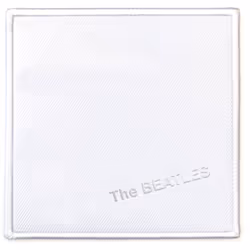The Beatles - Patch à repasser WHITE ALBUM - Taille unique (Blanc)