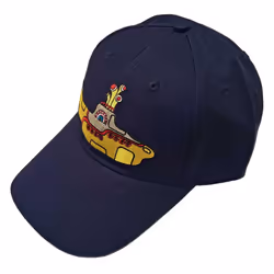 The Beatles - Casquette de baseball - Adulte (Bleu marine / Jaune)