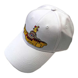 The Beatles - Casquette de baseball - Adulte (Blanc / Jaune)