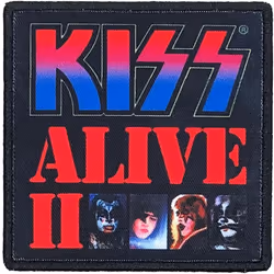 Kiss - Patch à repasser ALIVE - Taille unique (Multicolore)