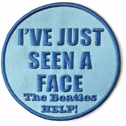 The Beatles - Écusson I´VE JUST SEEN A FACE - Taille unique (Bleu)