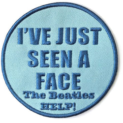The Beatles - Écusson I´VE JUST SEEN A FACE - Taille unique (Bleu)