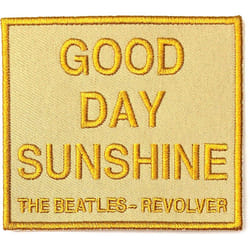 The Beatles - Écusson GOOD DAY SUNSHINE - Taille unique (Doré)