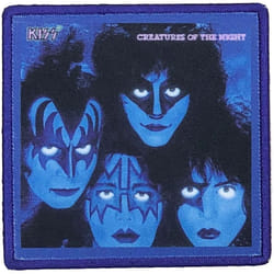Kiss - Patch à repasser CREATURES OF THE NIGHT - Taille unique (Noir / Bleu)