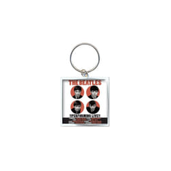 The Beatles - Porte-clés PERFORMING LIVE - Taille unique (Blanc / Orange / Noir)