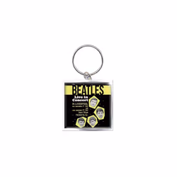 The Beatles - Porte-clés LIVE IN CONCERT - Taille unique (Noir / Jaune)